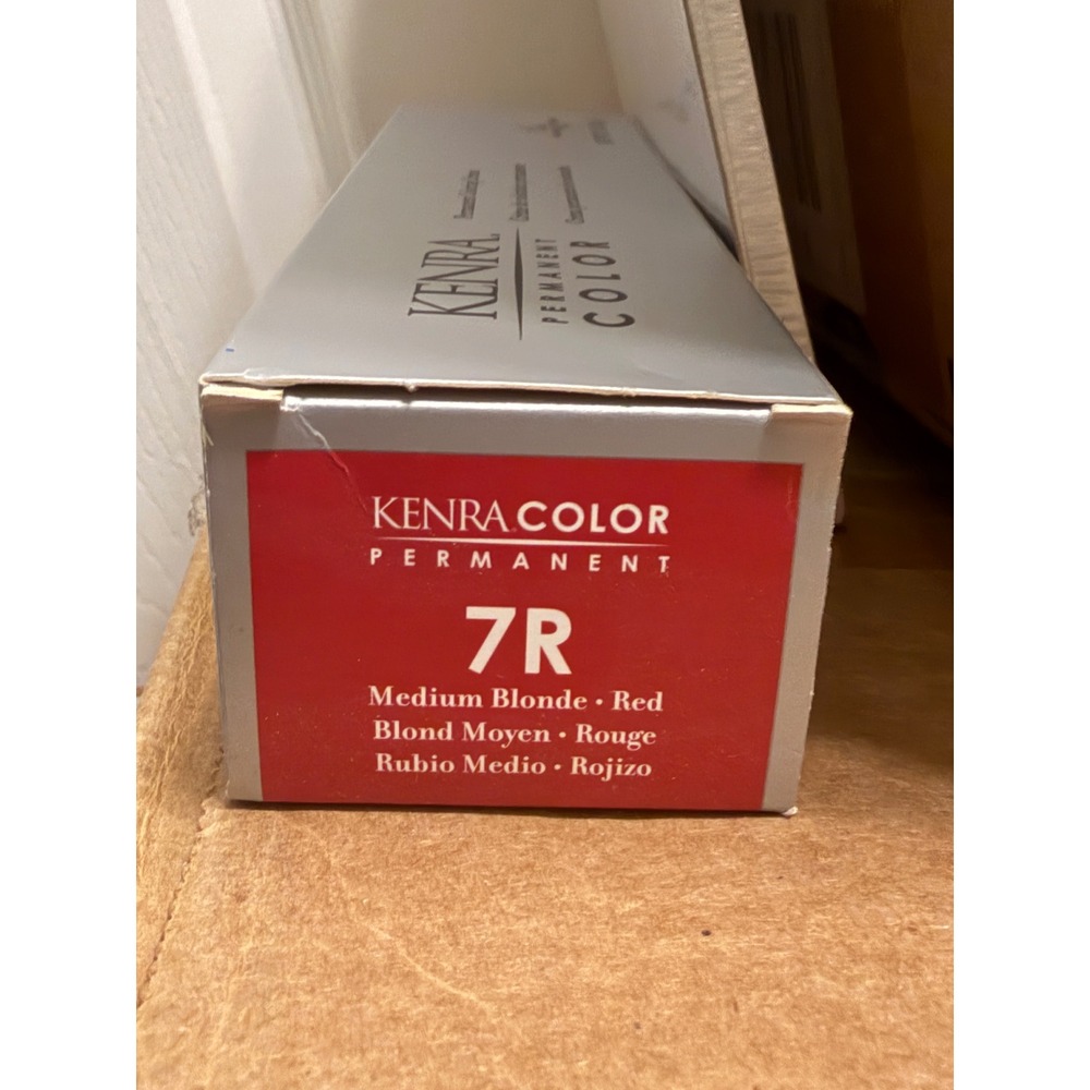 Kenra Color Permanent Coloring Creme 7R Medium Blonde Red 3oz Hair Dye NEW